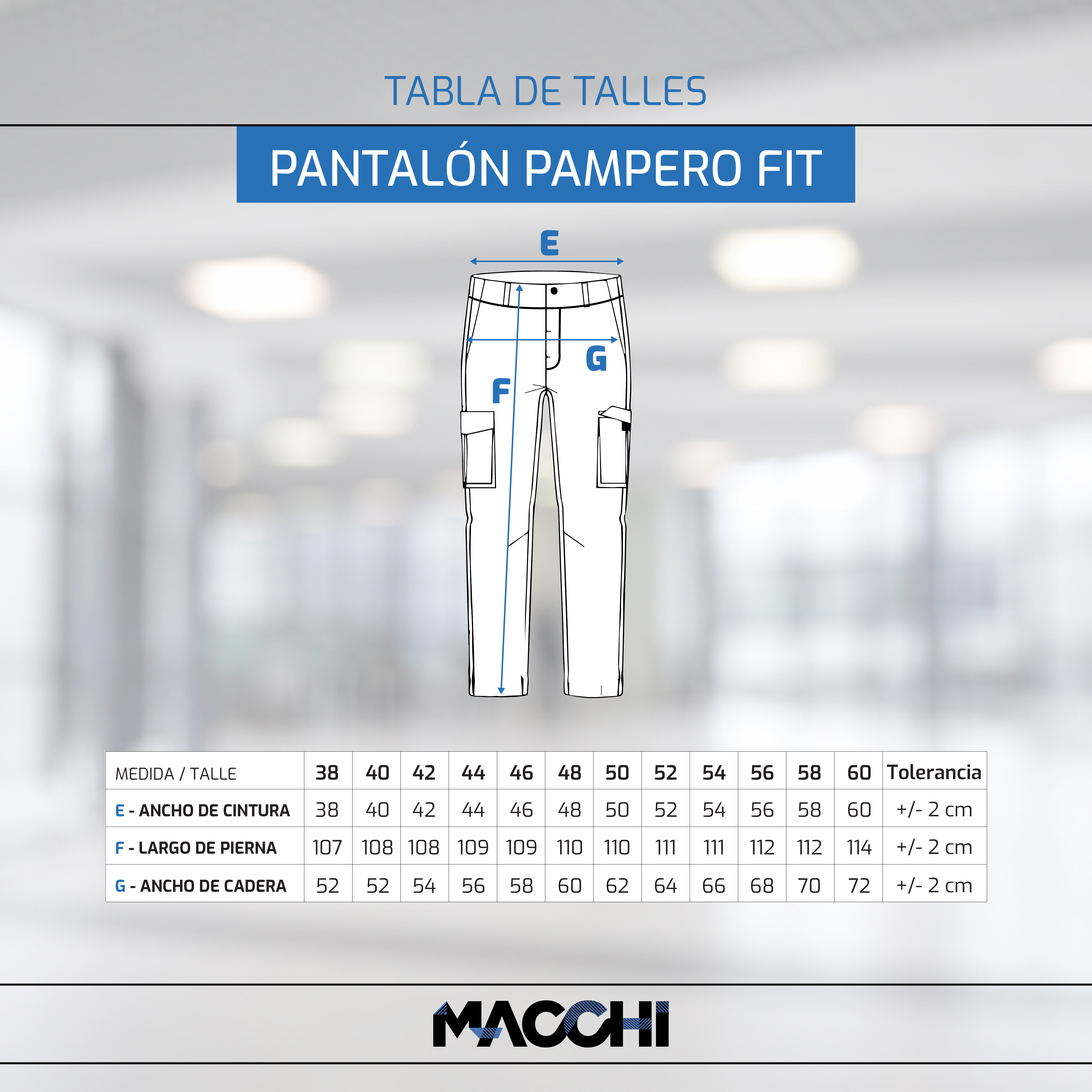 pantalon PAMPERO FIT-01